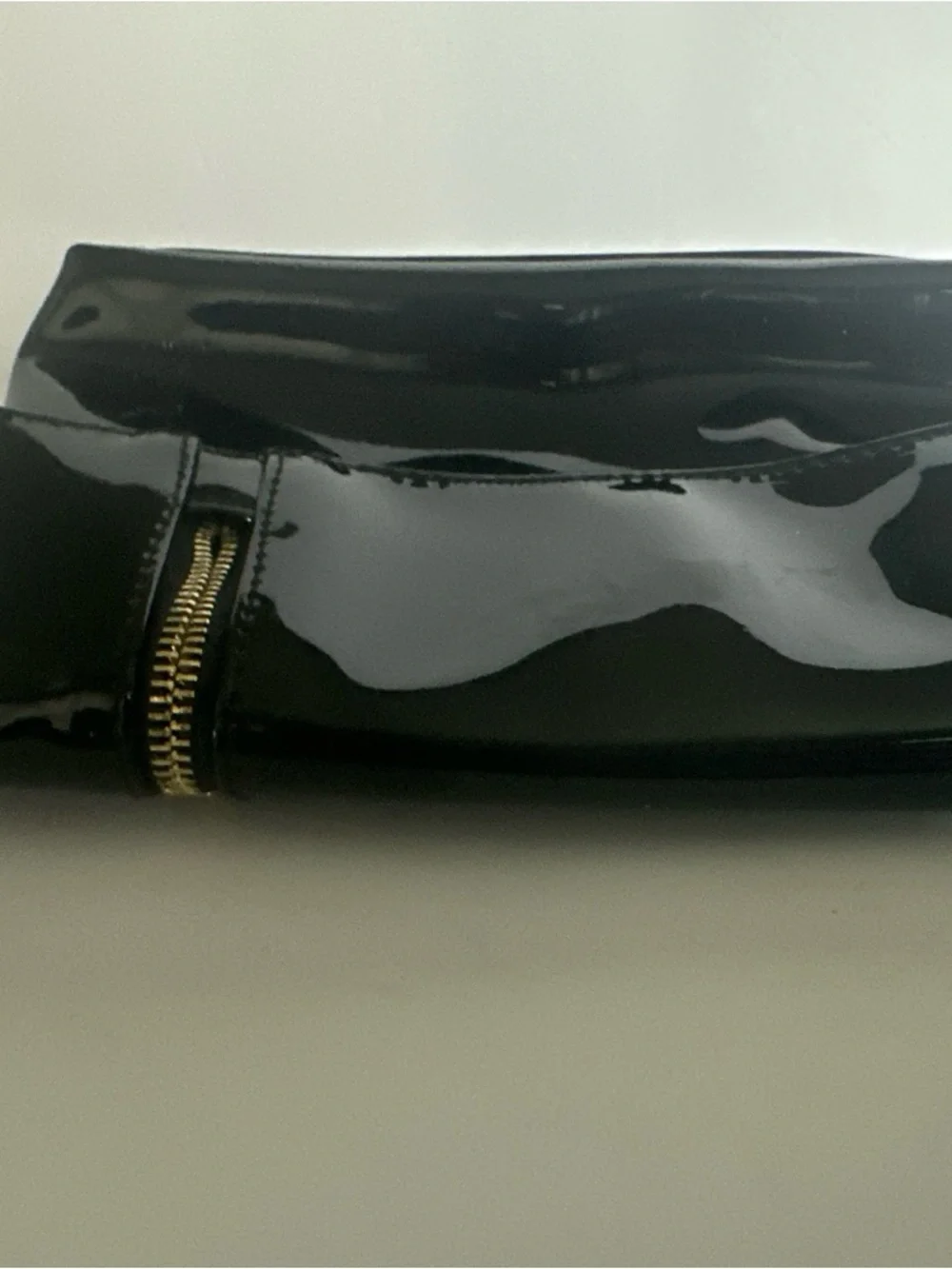 Classic Black Patent Clutch Bag - Unbranded - Picture 5 of 7